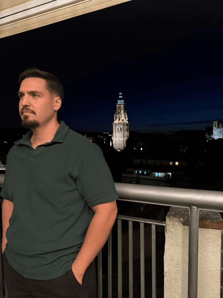 Selfie nocturna de Adrián